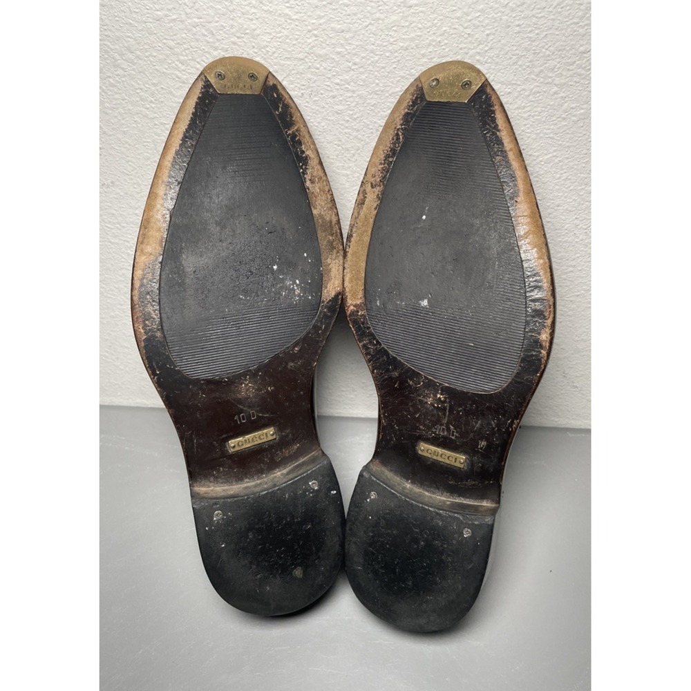 Gucci‎ Leather Oxford Shoes Size 10 D - Picture 6 of 12